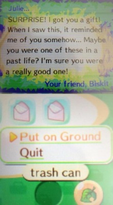 psi-thunder:  Never forget when one of my animal crossing villagers