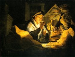 artist-rembrandt:  The rich fool via Rembrandt Van RijnSize: