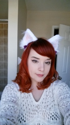 kittensplaypenshop:  sara-meow:  It’s another cat ear making