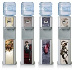 The special line of water coolers to be featured in the SnK x