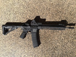 arizonagunguy:  Got a new rifle!  Spikes Tactical Crusader with