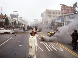 nuclearharvest:  Jeanne Moreau as herself in “Alex in Wonderland,”