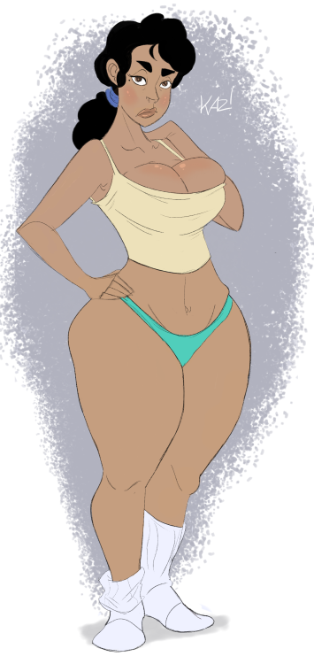 kazzroyale: Happy New Years!  Here… Have some lovely Lani…. Sketch of a new OC…   <3