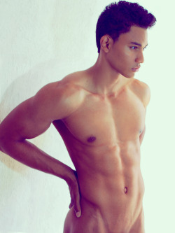 josephbleu:  Mr. Duane J. Moreno Sunkissed and Raw wearing only