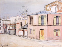 dappledwithshadow:  Rue de l'Abreuvoir in MontmartreMaurice Utrillo