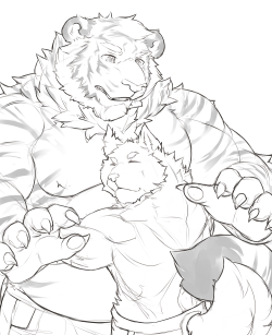 ralphthefeline:  I was going to make pudgy tiger Ralph a one