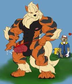 I want&hellip; that Arcanine! by ZeusRalo