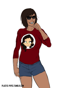 plastic-pipes:  Kuvira had t-shirts with her face on them so