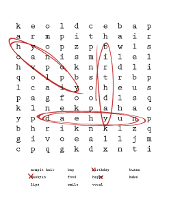 bangdae:  19930628: a word search 