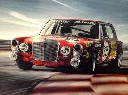 claspgarage:  Mercedes-Benz 300SEL 6.3: The Red PigMore pics