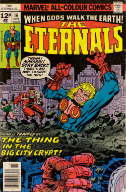 The Eternals, No. 16 (Marvel Comics, 1977). Cover art by Jack