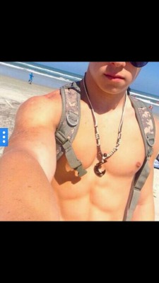 militaryboysunleashed:  21 year old Army