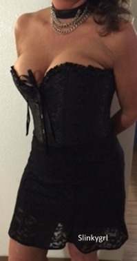 slinkygrl:  My latest corset.    Very nice.