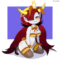 genericnoun: Bunnygirl Hekapoo   Just felt like drawing a Hekapoo.