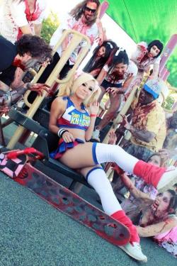 kamisamafr:  Juliet Starling & Zombies from Lollipop Chainsaw