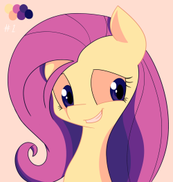 princessnoob:  Fluttershy Palette #1  ^w^