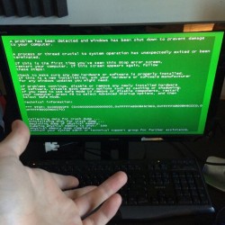 lambs-lie:  rubberninja:  My computer… Green screened? That’s