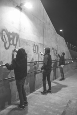 ivashkoff:  Three men stood, there at the wall. Marking their