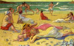 chasingtailfeathers:  Maurice Denis (1870-1943) Games in the