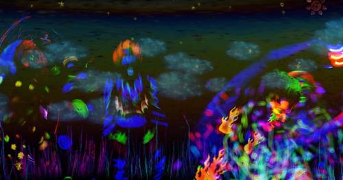 ðŸŒŸðŸŒŒ Planet of the Ultraviolets ðŸŒŒðŸŒŸ http://acp3d.com   #planetoftheultraviolets #psychedelic #trippy #blacklight #bodypaint #surreal #indiefilm