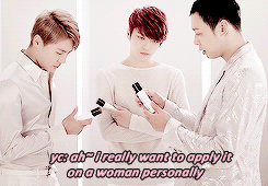 yoonmin:  Even in CF’s they pick on Junsu 
