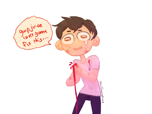 chloesimaginationthings:   ❀  I drew some of my favorite moments from Mark’s first RE7 video, Mark is a very brave boy  ❀  SPEEDPAINT  Haha awesome