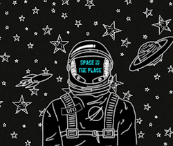 ufo-the-truth-is-out-there:  Black and white astronaut aesthetic: