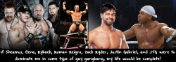 wwewrestlingsexconfessions:  If Sheamus, Cena, Ryback, Roman