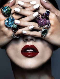 vmagazine:  photography by Sarah Ford | Make-up and manicure: