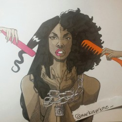 fyblackwomenart:  by @ markusprime_ Artist Note: There’s nothing