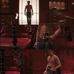 everythingfiftyshadesofgrey:  Our sexy Dominant in the Red Room