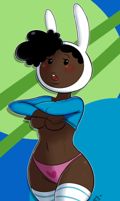 lewdstew:  accesstothedataworld: lewdstew:    Saw this /aco request last night for a Black Fionna, and I really dug it. So I drew it.   EDIT: People on the board wanted a non panties version, so here ya go. Bush version included. Twitter  Requested the