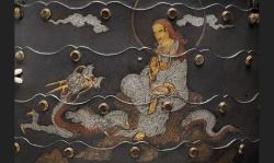 gardenofthefareast:  Detail of Samurai armourCuirass with the