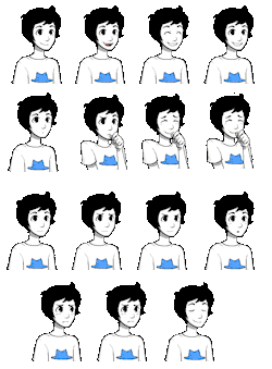 yoshizuka:  happyfoxmask:  So i made a Teen! Dad Egbert talksprite