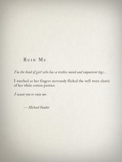 Dirty Pretty Things by Michael Faudet