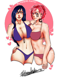 VI and Caitlyn!Since the doujin thing is going pretty slow, here