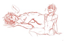 meridiantears:  enjoy my attempts at aoba bodies.
