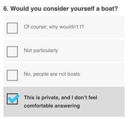 There is nothing wrong with boat people, tho the current powers