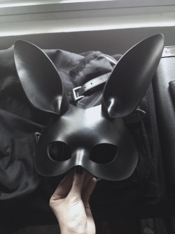wylona-hayashi:  My new Bunny mask