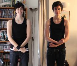 jammi-dodger:  jammi-dodger:  Muscle difference between pre-t