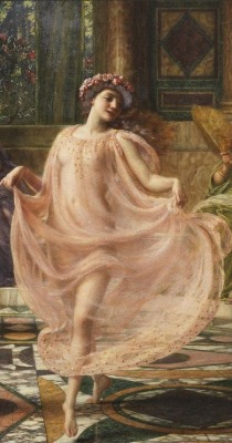zerotika:  The Ionian Dance (1895). Sir Edward John Poynter,