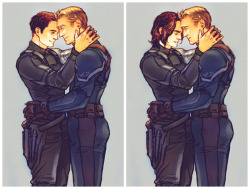 hill-hill-hill:  Steve and Bucky. Can’t decide which one I