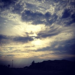 Evening sky over Rancho Cordova.