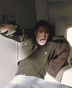  Dean is so done with airplanes. 