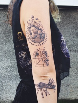 fuckyeahtattoos:  archimedean ocelotperspective pointerspocket