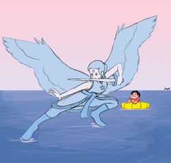 tassietyger:  Every morning at dawn Pearl and Lapis would venture