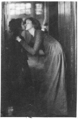 The Kiss by Clarence White, 1904