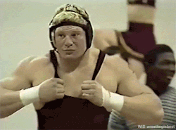 wrestlingisbest:  Big Brock Lesnar - the Gopher years