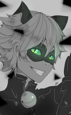 oh-rly-ori:  Miraculous March Day 2 : Adrien Agreste/Chat Noir