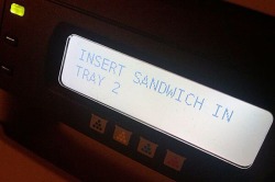 ellyjstahl:  Hacked printer error messages